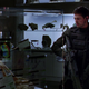He’d found what he wanted to see in the lab but wasn’t too happy about not being able to touch the display...